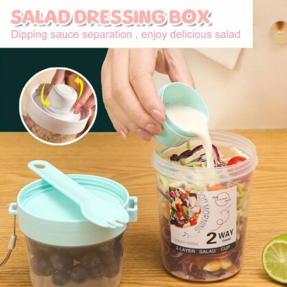 Double Layer Salad Cup - Image 8