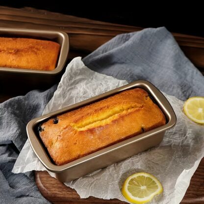 3-Piece Nonstick Carbon Steel Loaf Pan Set – Golden Finish - Image 5