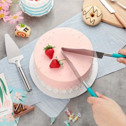 Stainless Steel Cake Server with Serrated Edge - Image 6